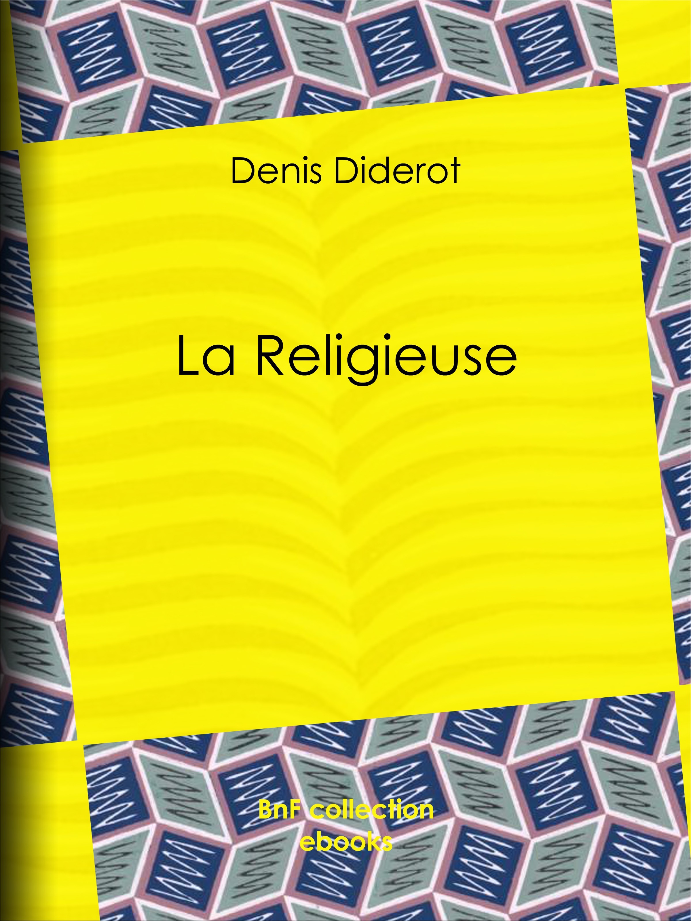 ebook cover of La Religieuse, by Denis Diderot