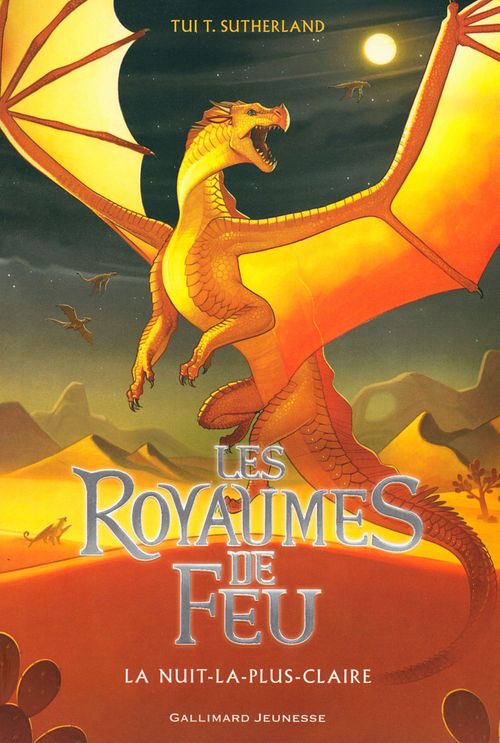 Couverture ebook de Les Royaumes de Feu (Tome 5) - La Nuit-la-plus-Claire, de Tui T. Sutherland