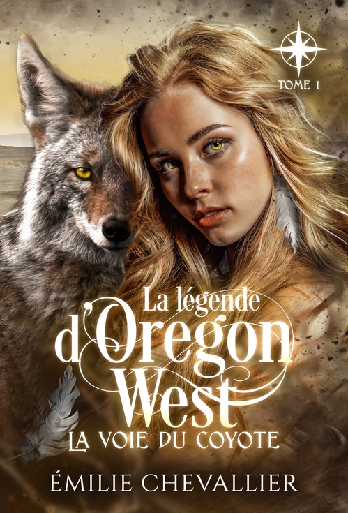 Couverture ebook de La voie du coyote, de Emilie Chevallier