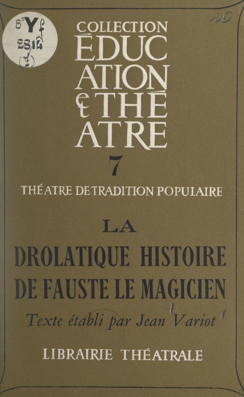 ebook cover of La drôlatique histoire de Fauste le magicien, by Jean Variot
