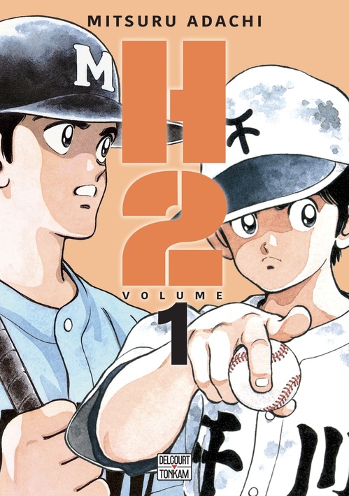 Couverture ebook de H2 Édition Double T01, de Mitsuru Adachi
