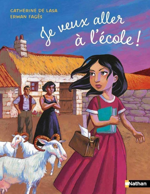 Couverture ebook de Je veux aller à l'école !, de Catherine de Lasa