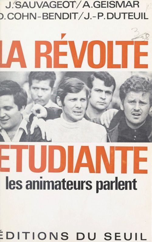ebook cover of La révolte étudiante, by Daniel Cohn-Bendit, Jean-pierre Duteuil, Alain Gesmar