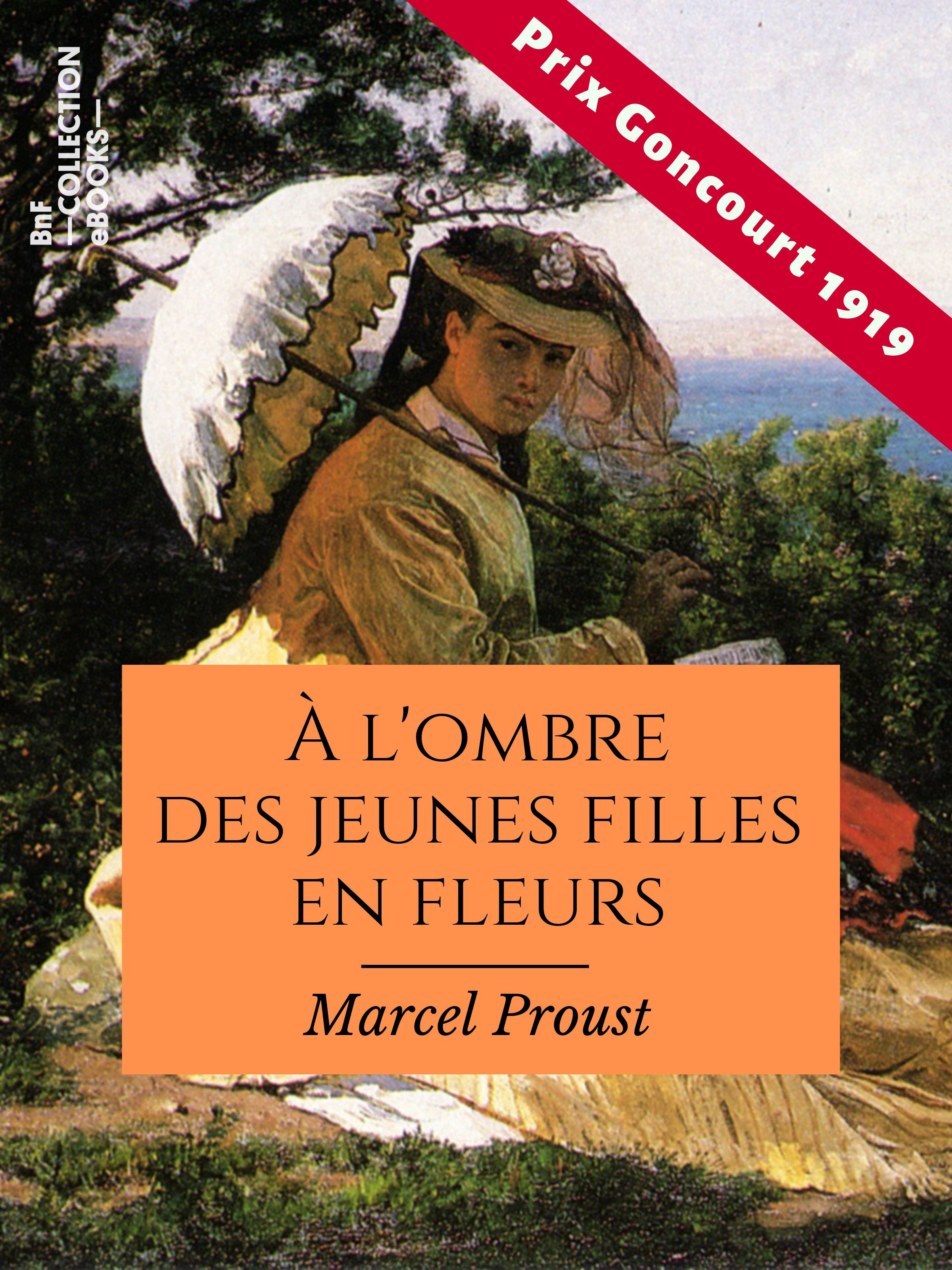 Couverture ebook de À l'ombre des jeunes filles en fleurs, de Marcel Proust