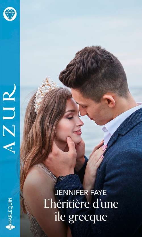 Couverture ebook de L'héritière d'une île grecque, de Jennifer Faye