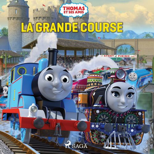 Couverture audiobook de Thomas et ses amis - La Grande Course, de Mattel