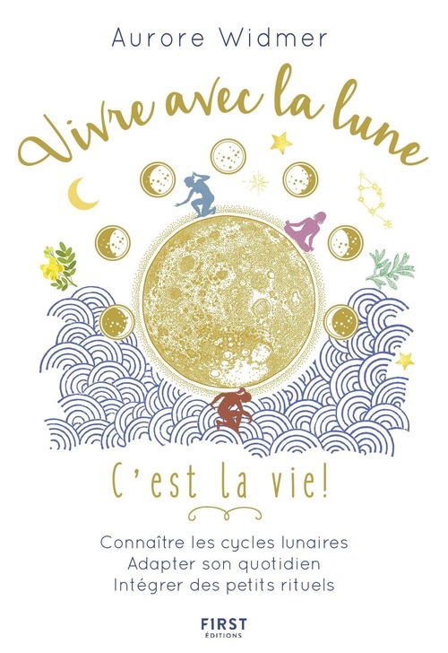 Couverture ebook de Vivre avec la lune, c'est la vie, de Aurore Widmer