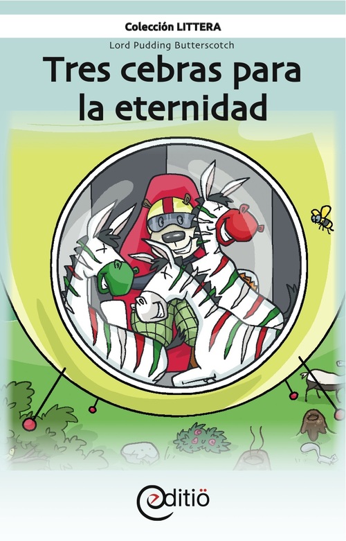 Couverture ebook de Tres cebras para la eternidad, de Martin Poulin