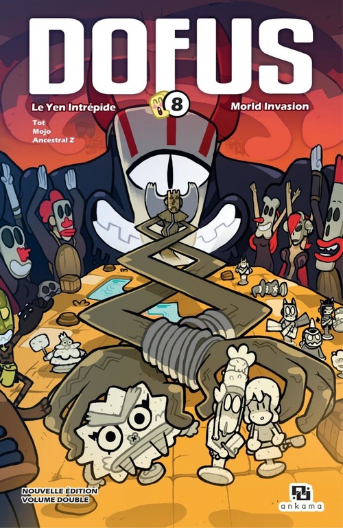 ebook cover of Dofus Manga - édition double - Tome 8, by Mojojojo Tot, Tot, Ancestral Z, Mojojojo