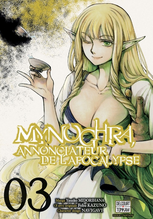 Couverture ebook de Mynoghra, Annonciateur de l'apocalypse T03, de Yasaiko Midorihana