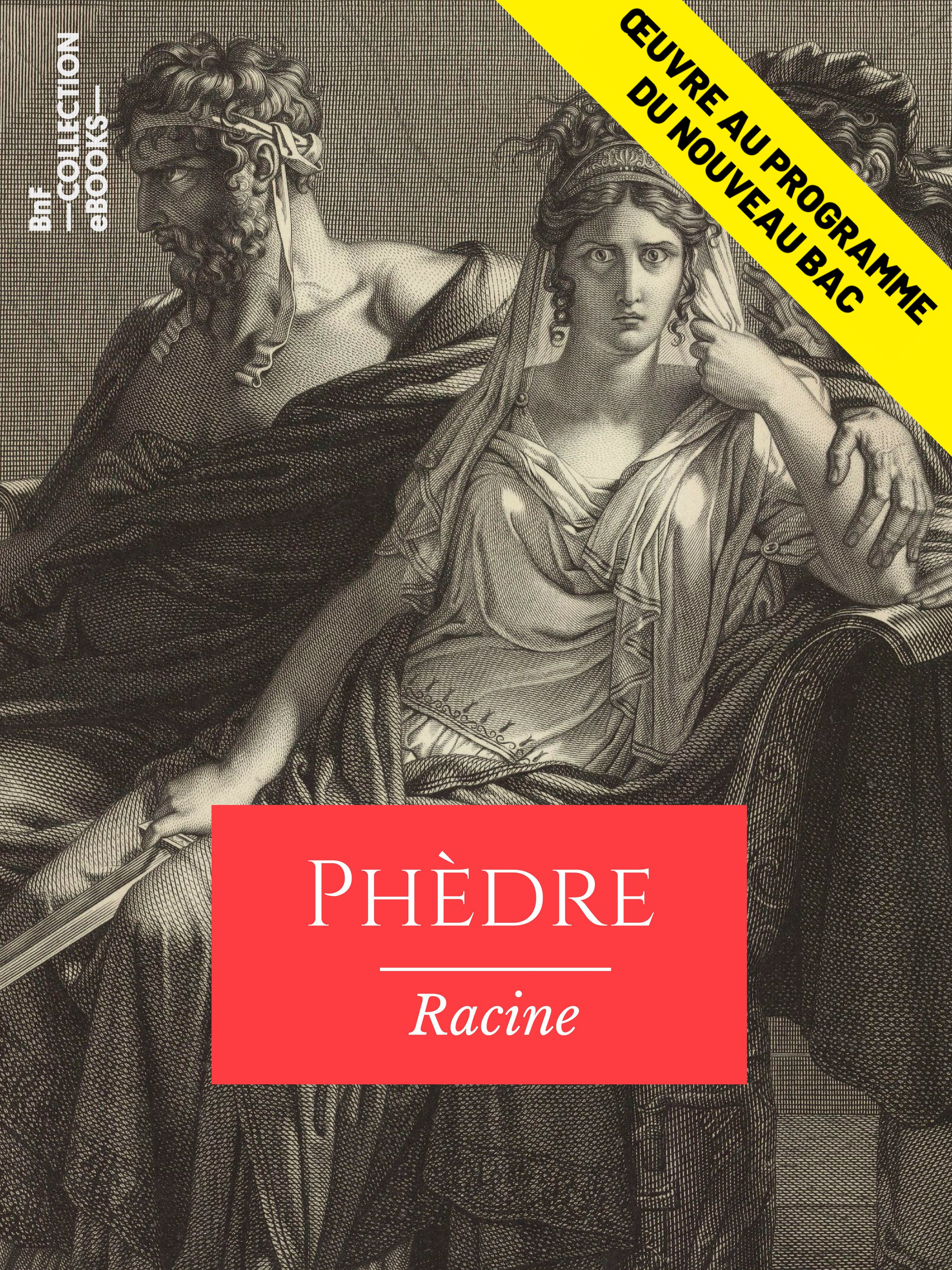 ebook cover of Phèdre, by Jean Racine