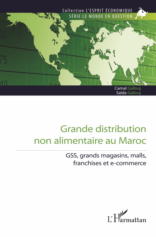 Couverture ebook de Grande distribution non alimentaire au Maroc, de Camal Gallouj, Saida Gallouj