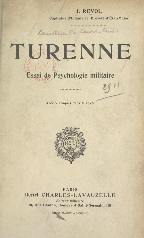Couverture ebook de Turenne, de Joseph-Fortune Revol