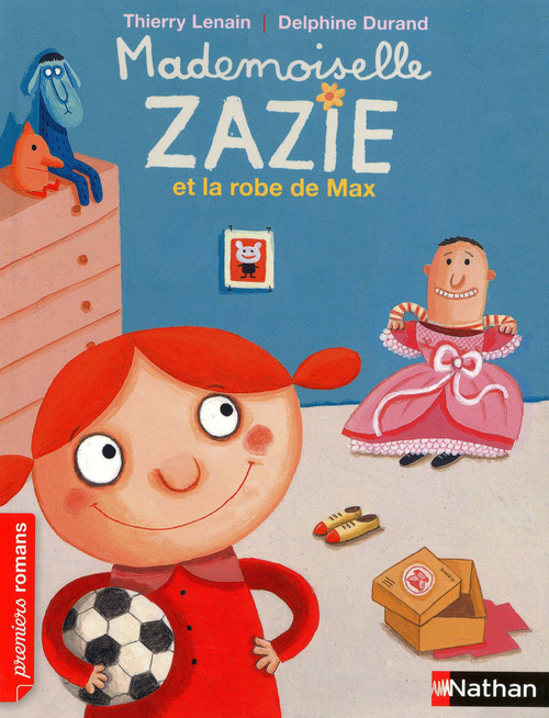 Couverture ebook de Mademoiselle zazie et la robe de max, de Thierry Lenain