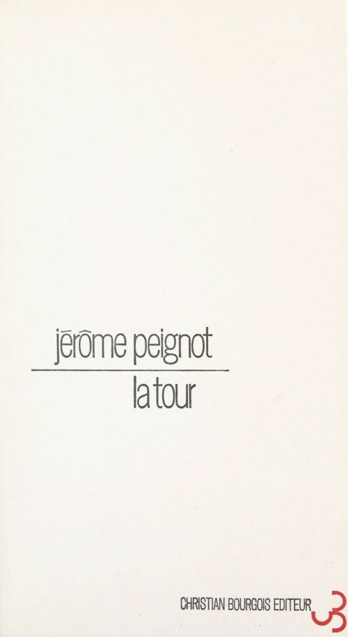ebook cover of La tour, by Jerome Peignot