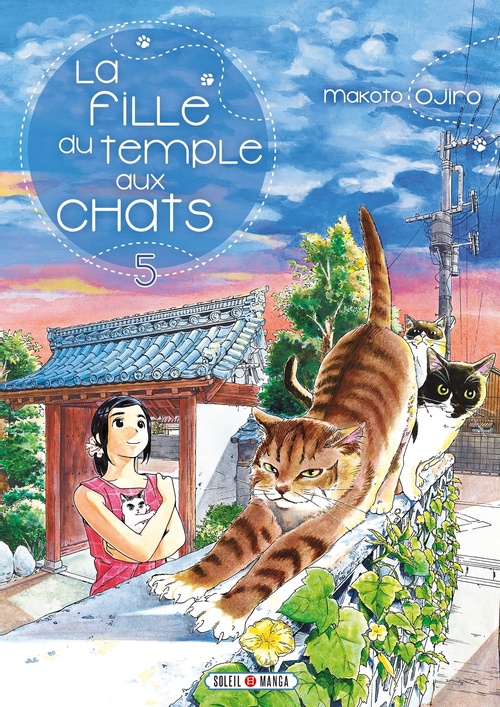 Couverture ebook de La Fille du Temple aux Chats T05, de Makoto Ojiro