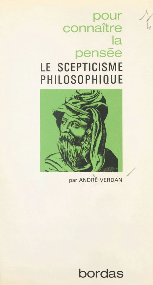 ebook cover of Le scepticisme philosophique, by Andre Verdan