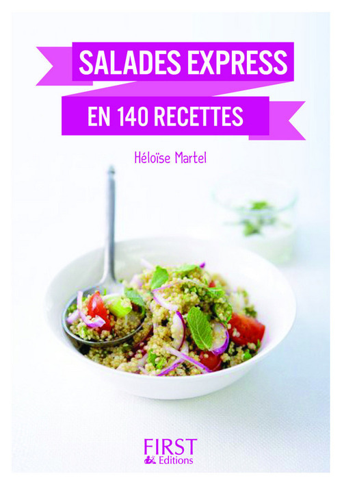 Couverture ebook de Petit Livre de - Salades express en 140 recettes, nouvelle édition, de Héloïse Martel