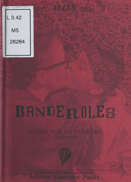 ebook cover of Banderoles : écrits publics et privés, 1989-1996, by Alias