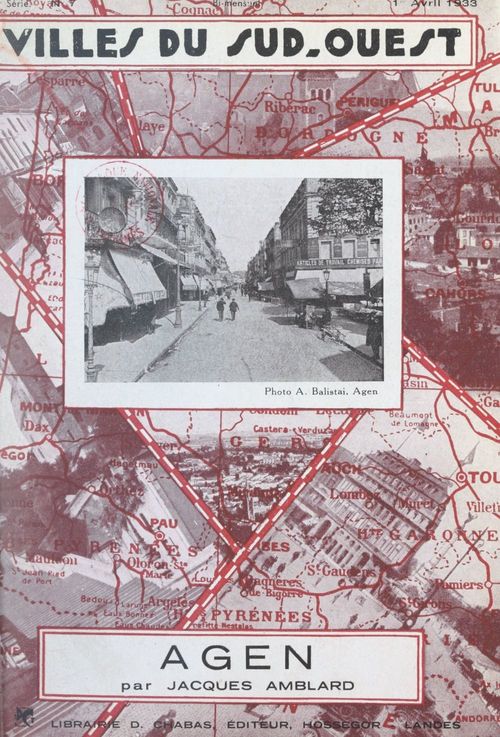 Couverture ebook de Agen, de Jacques Amblard