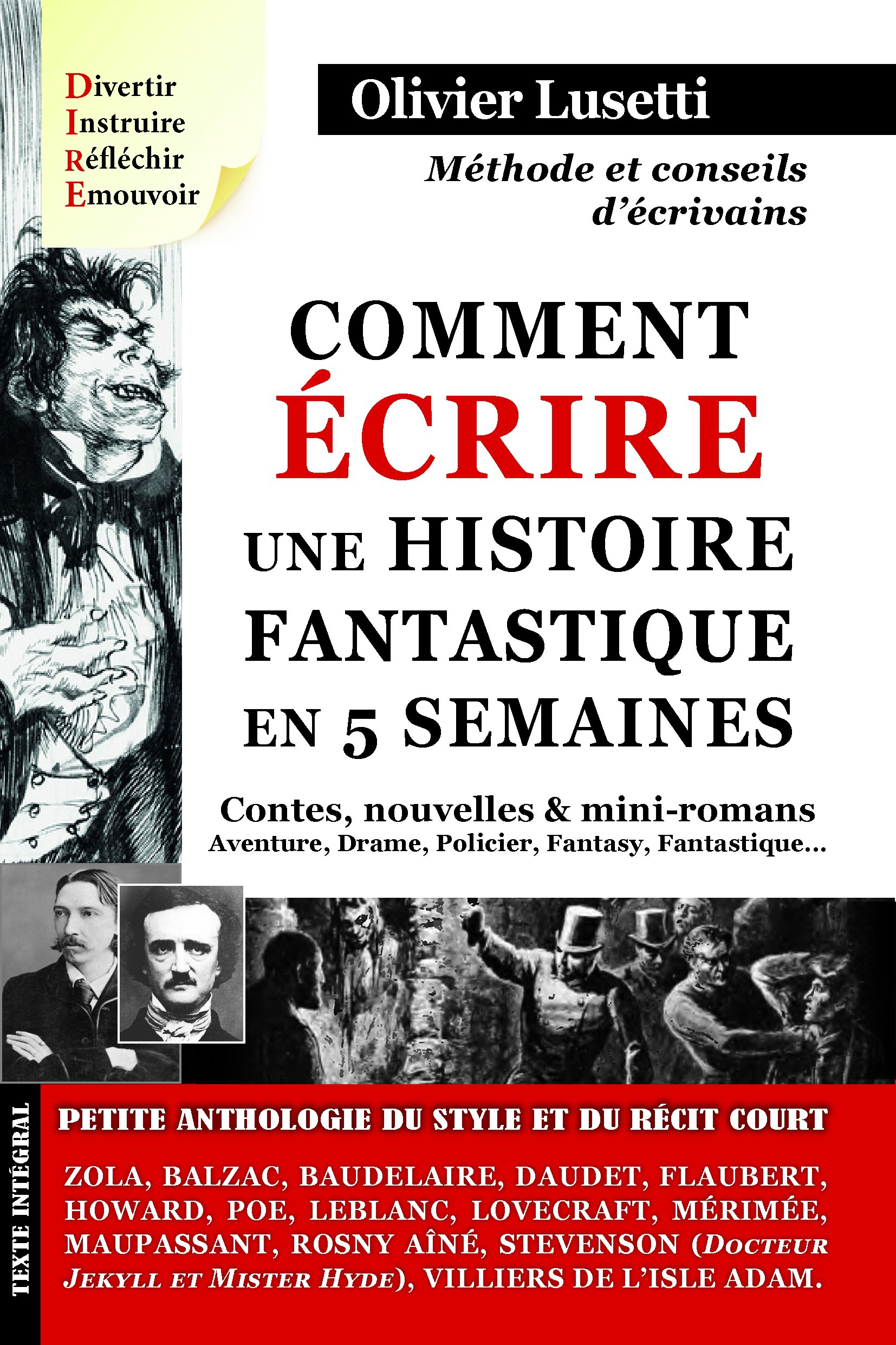 ebook cover of Comment écrire une histoire fantastique en 5 semaines, by Olivier Lusetti