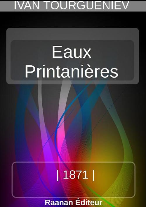 ebook cover of Eaux printanières, by Ivan Tourgueniev