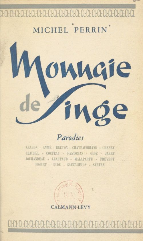 ebook cover of Monnaie de singe, by Michel Perrin