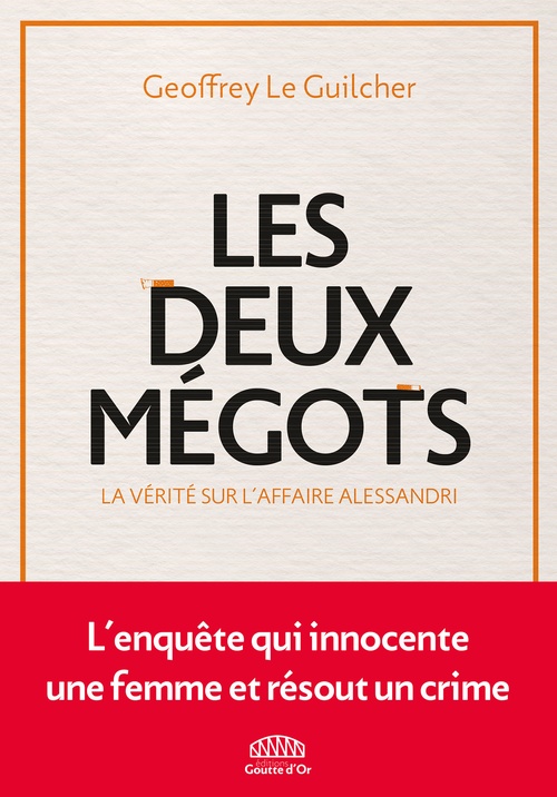 ebook cover of Les deux mégots, by Geoffrey LE GUILCHER