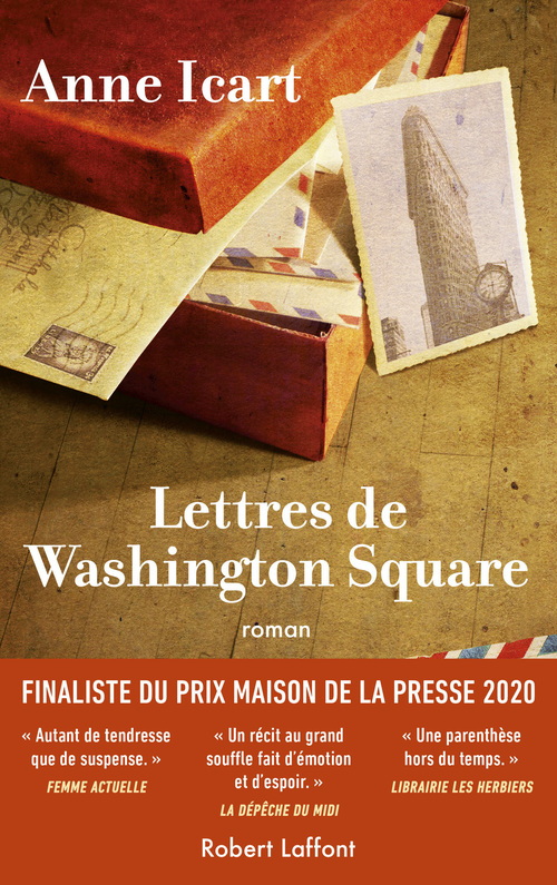 Couverture ebook de Lettres de Washington Square, de Anne Icart