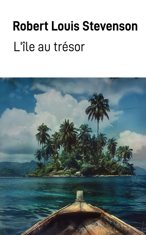 ebook cover of L'île au trésor, by Robert Louis Stevenson