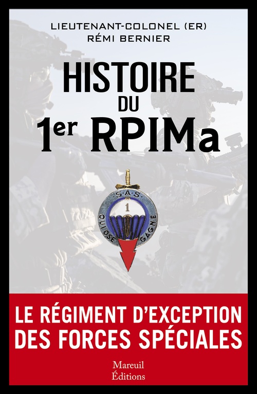 ebook cover of Histoire du 1er RPIMa, by Rémi Bernier