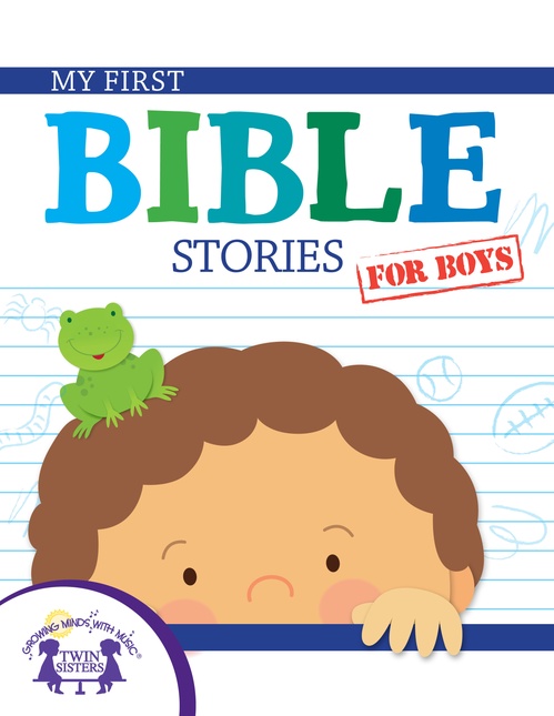ebook cover of My First Bible Stories for Boys, by Kim Mitzo Thompson, Karen Mitzo Hilderbrand