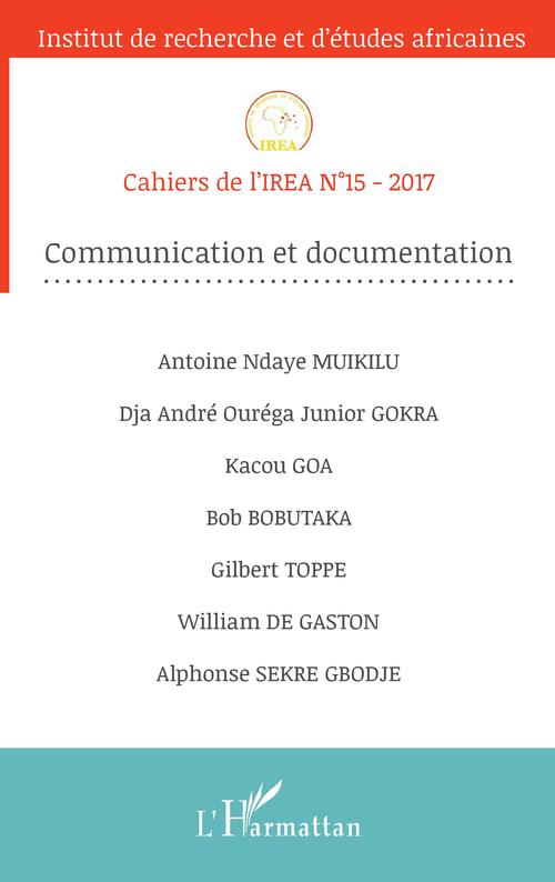 ebook cover of Communication et documentation, by Cahiers De L'Irea