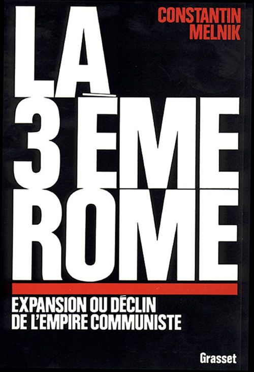 ebook cover of La troisième Rome, by Constantin Melnik