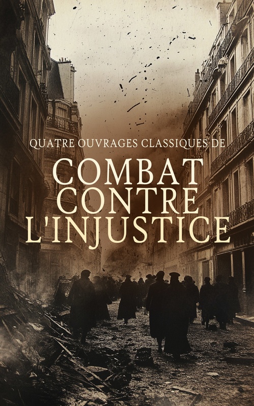 ebook cover of Quatre Ouvrages Classiques de Combat contre l'Injustice, by Victor Hugo, Emile Zola, Eugene Le Roy