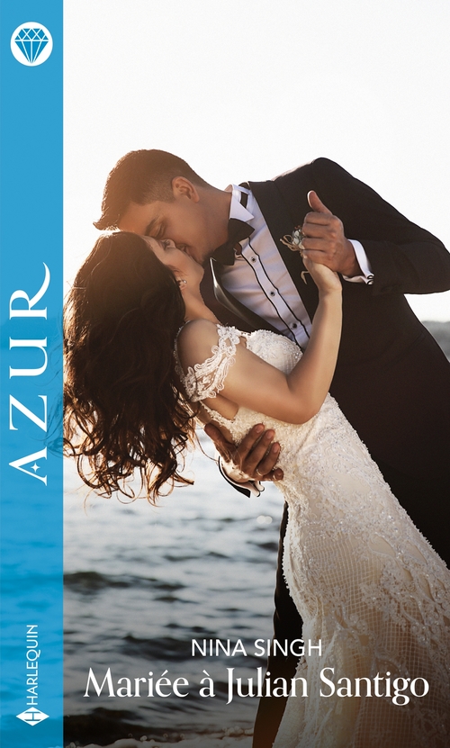 Couverture ebook de Mariée à Julian Santigo, de Nina Singh