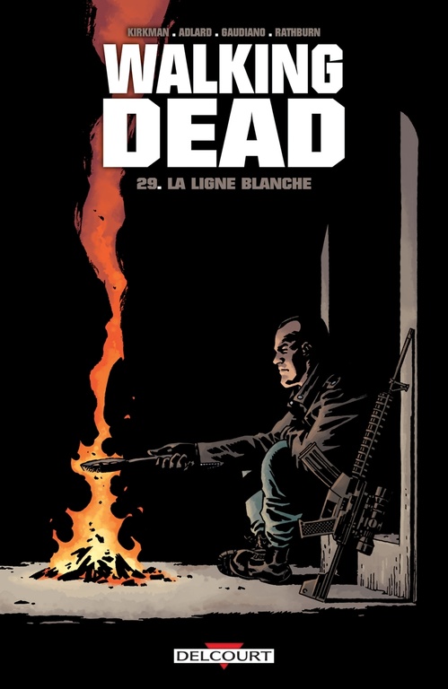 Couverture ebook de Walking Dead T29 - La ligne blanche, de Robert Kirkman, Charlie Adlard, Stefano Gaudiano