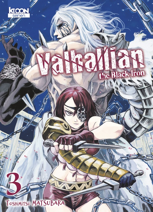 Couverture ebook de Valhallian the Black Iron T03, de Toshimitsu Matsubara