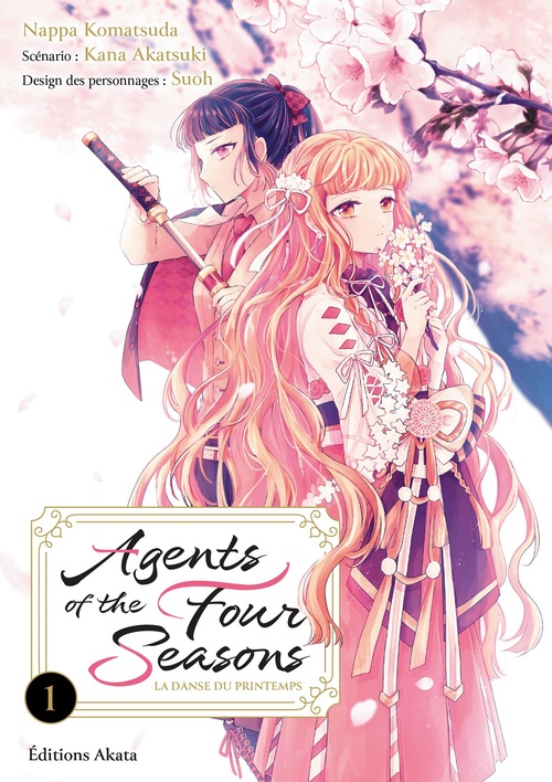 Couverture ebook de Agents of the Four Seasons - Tome 1 (VF), de Kana Akatsuki, Nappa Komatsuda, Suoh