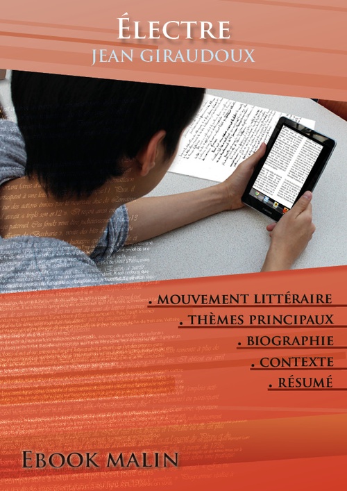 Couverture ebook de Fiche de lecture Électre - Résumé détaillé et analyse littéraire de référence, de Jean Giraudoux