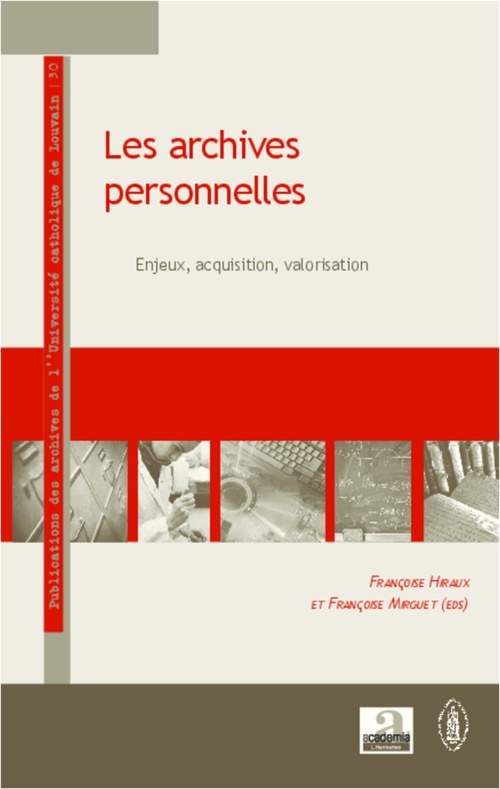 ebook cover of Les archives personnelles, by Françoise Mirguet, Françoise Hiraux
