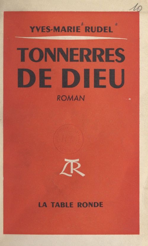 ebook cover of Tonnerres de dieu, by Yves-Marie Rudel