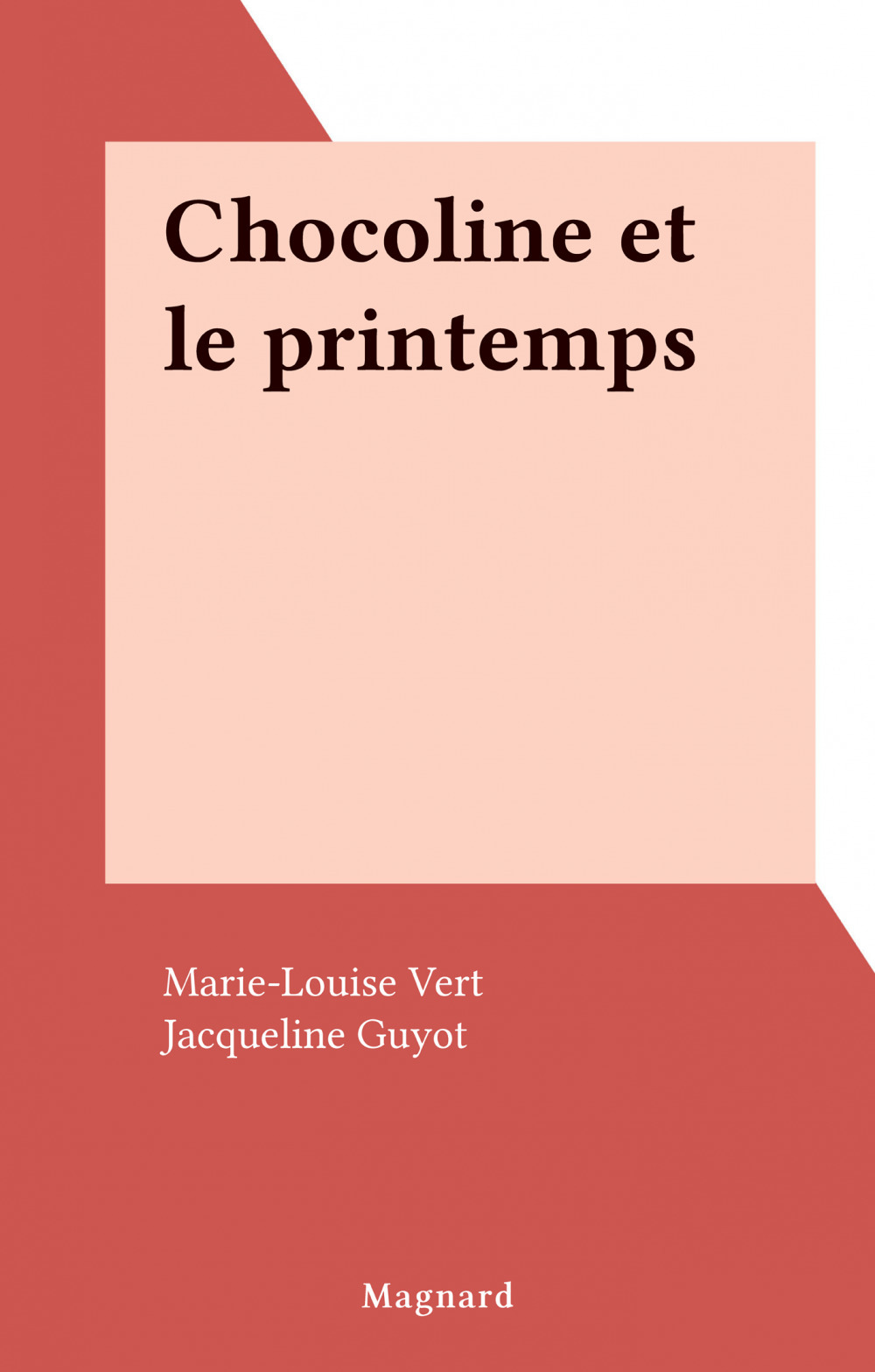 ebook cover of Chocoline et le printemps, by Marie-Louise Vert