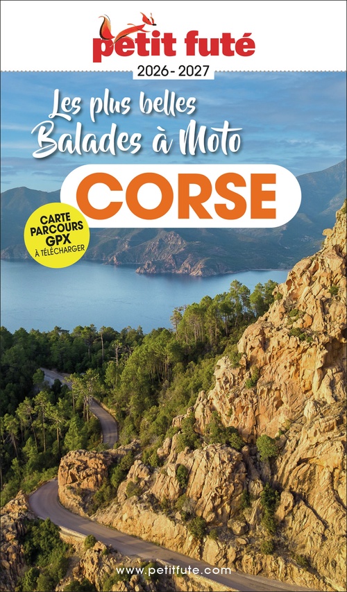ebook cover of Guide Corse à Moto 2026/2027 Petit Futé, by Dominique Auzias, Jean-Paul Labourdette