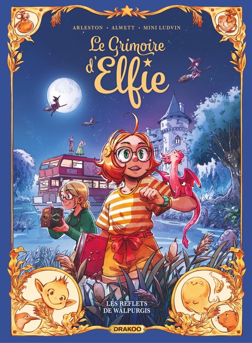 Couverture ebook de Le Grimoire d'Elfie - Tome 5 - Le Grimoire d'Elfie, de Christophe Arleston, Audrey Alwett