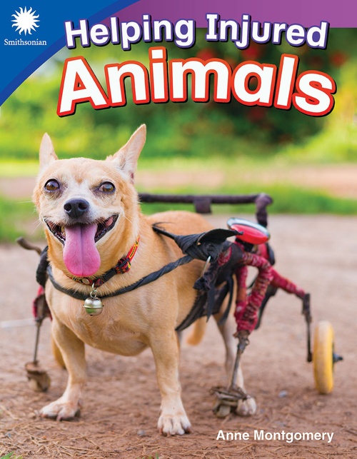 Couverture ebook de Helping Injured Animals, de Anne Montgomery