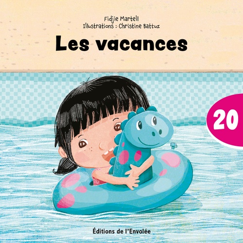Couverture ebook de Les vacances, de Fidjie Martell