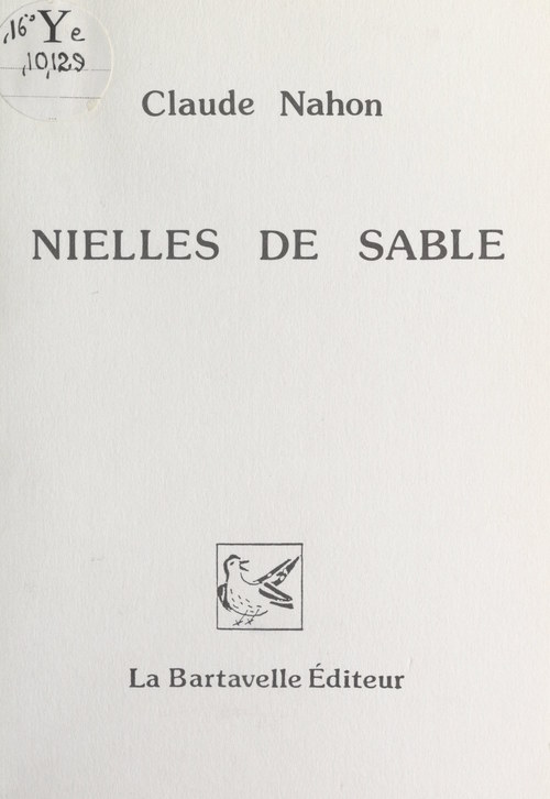 Couverture ebook de Nielles de sable, de Claude Nahon