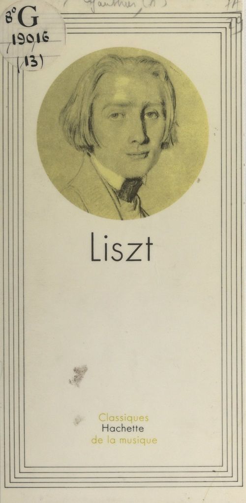 ebook cover of Liszt, by André Gauthier