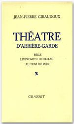 ebook cover of Théâtre d'arrière-garde, by Jean-pierre Giraudoux